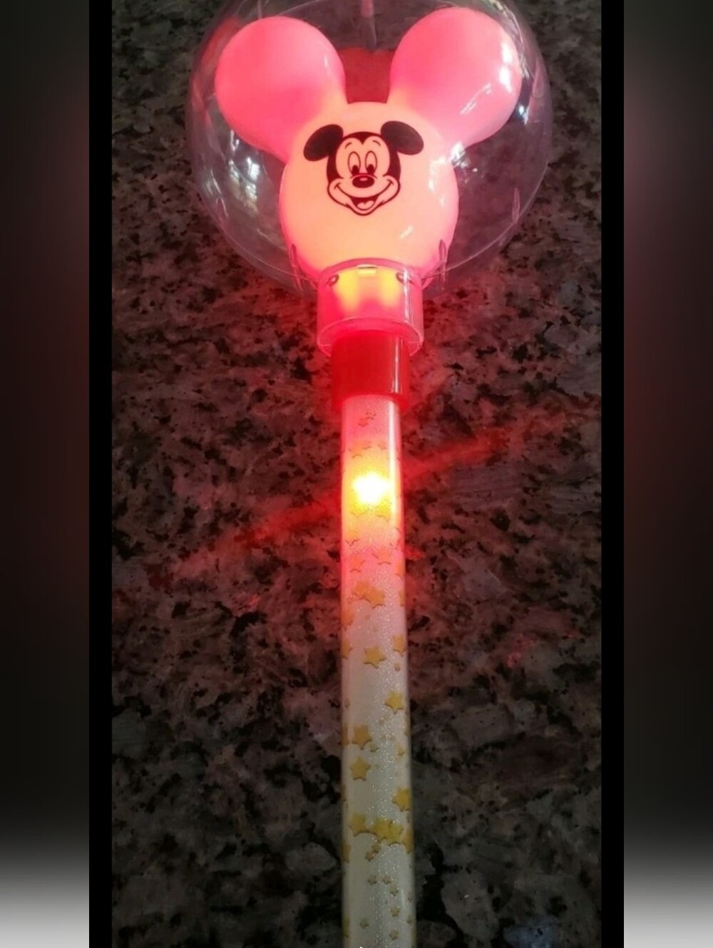 Disney Parks Walt Disney World Mickey Mouse Balloon Glow Light Up 22" Wand